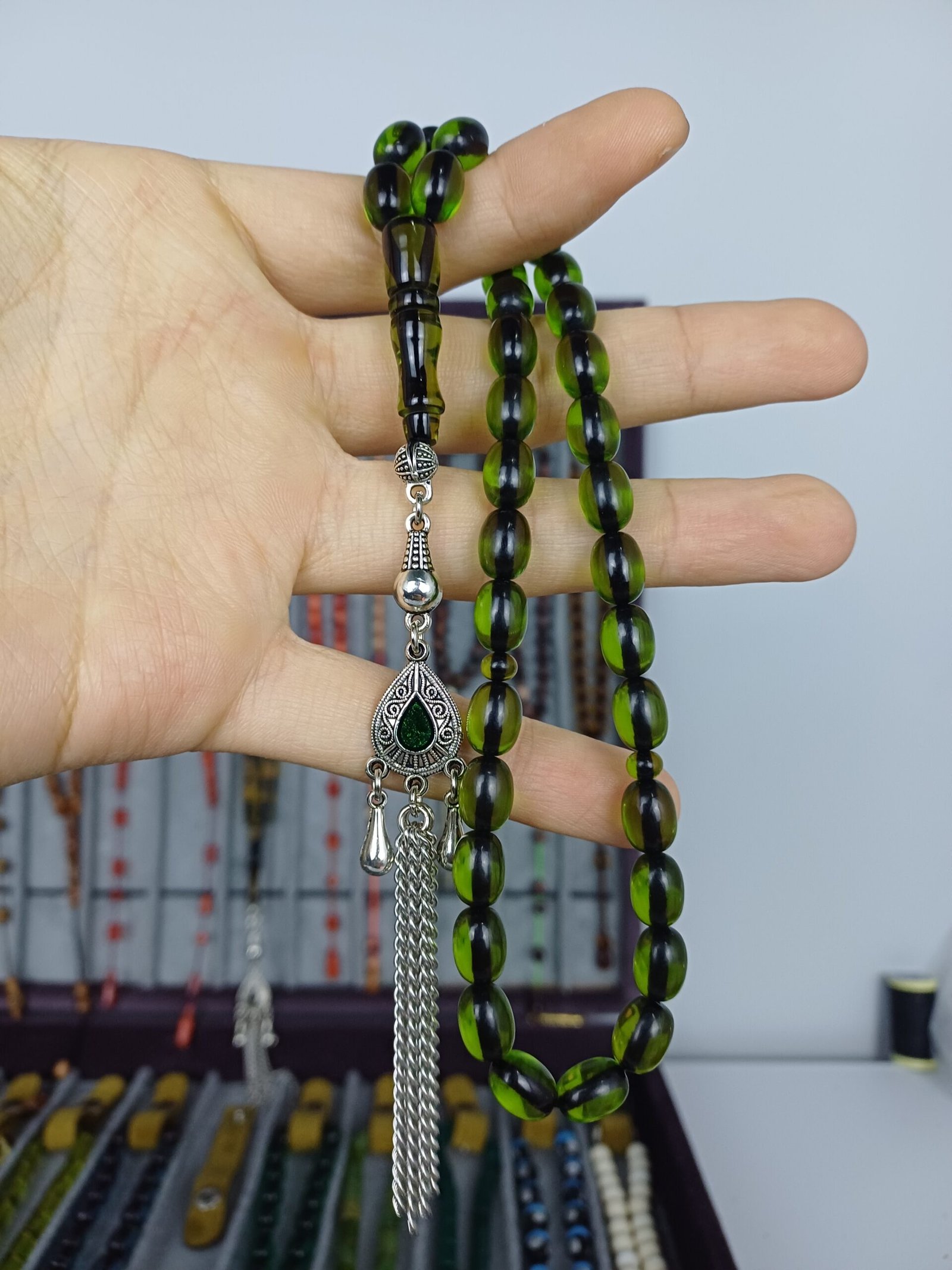 Muhammed Azazi Usta İşçilik Tesbih - Görsel 2