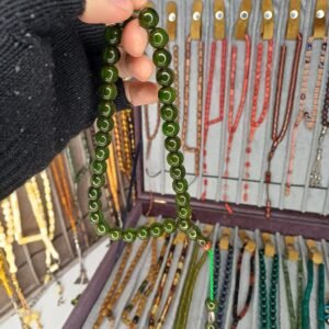 Şükrü Baba Usta İşcilik İmzalı Sıkma Kehribar Tesbih